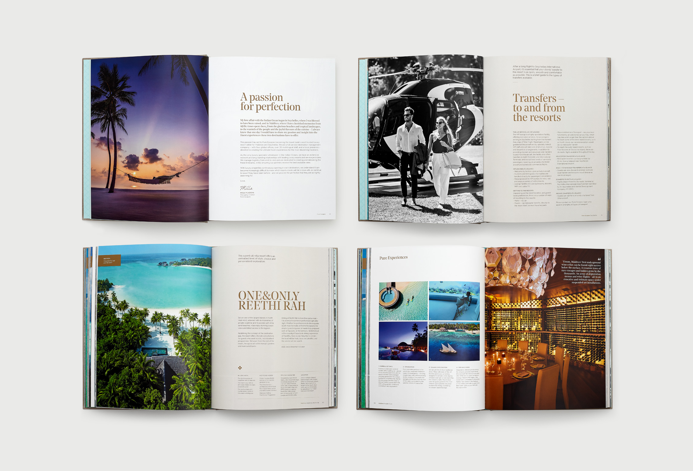 Pure Escapes brand identity