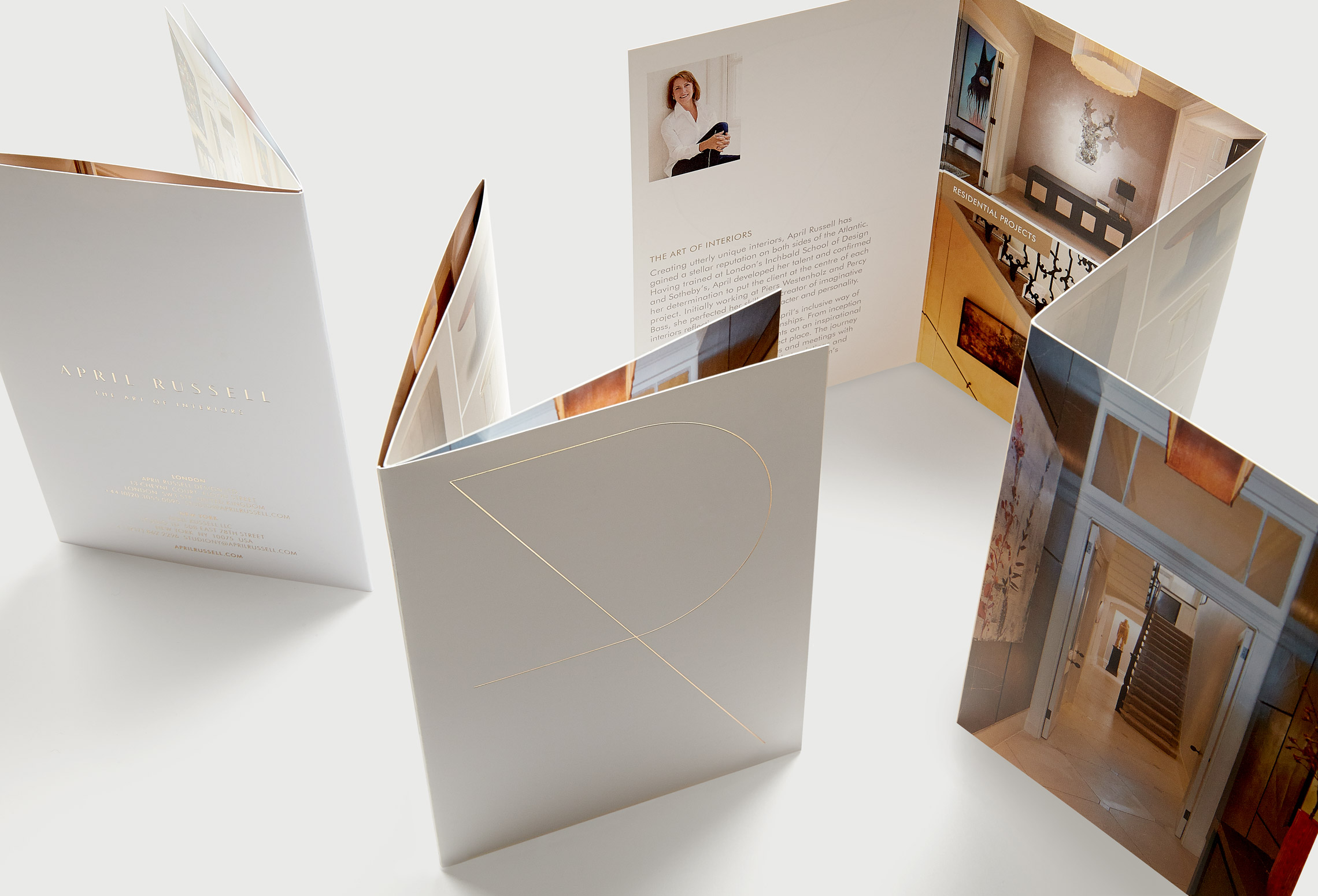 April Russell brand identity